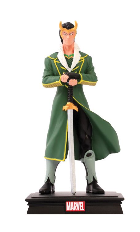 Marvel Universum Figuren-Kollektion 18: Loki (mit handbemalter Classic Marvel-Figur)