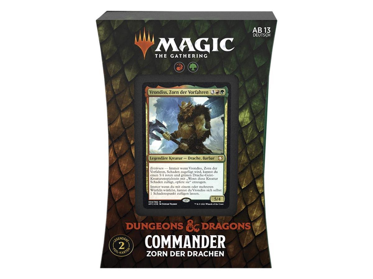 MTG - Adventures in the Forgotten Realms Commander Deck (GER) Draconic Rage (Red/Green)