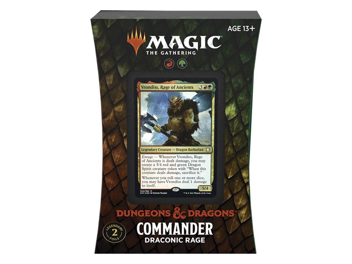 MTG - Adventures in the Forgotten Realms Commander Deck (EN) Draconic Rage (Red/Green)