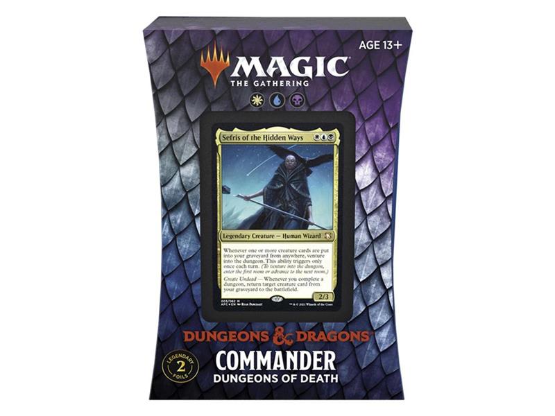 MTG - Adventures in the Forgotten Realms Commander Deck (EN) Dungeons of Death (White/Blue/Black)