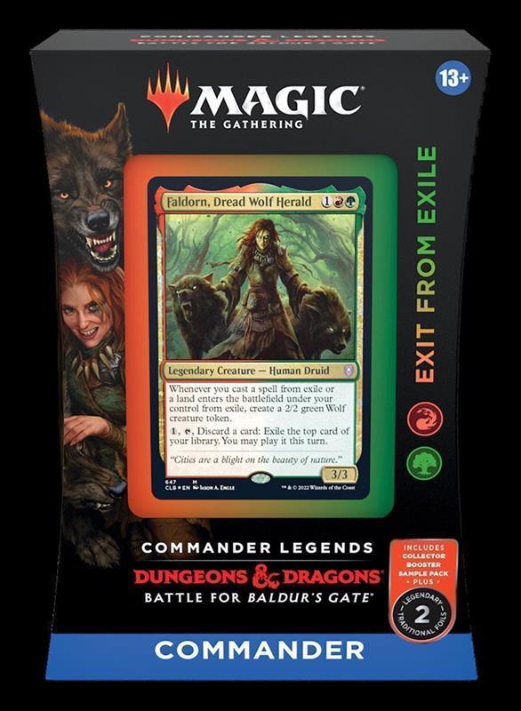 MTG - Commander Legends: Battle for Baldur's Gate Bundle (GER) Exit from Exile (Red/Green)