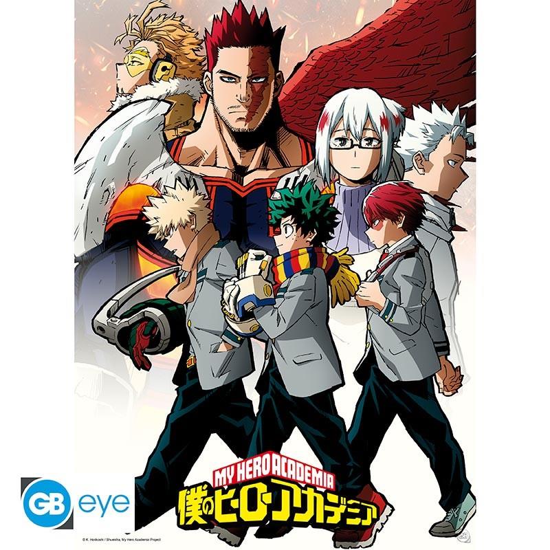 My Hero Academia Chibi Poster "Endeavor Agency Arc" 52 x 38 cm