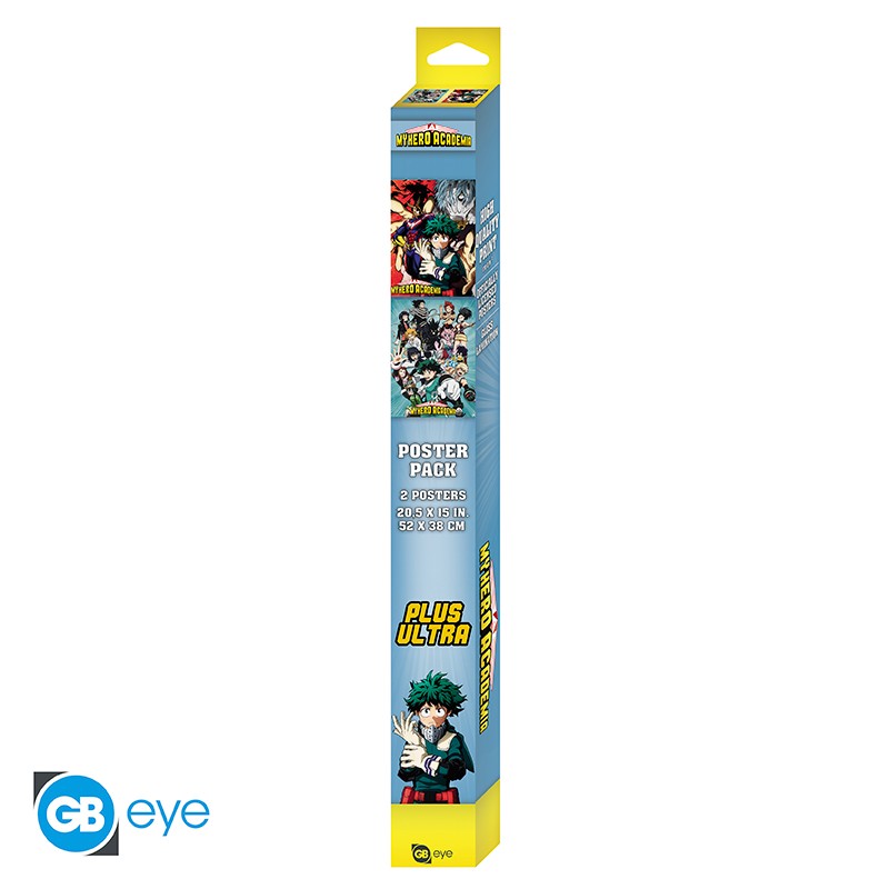 My Hero Academia Chibi Poster-Set "Artworks" 52 x 38 cm