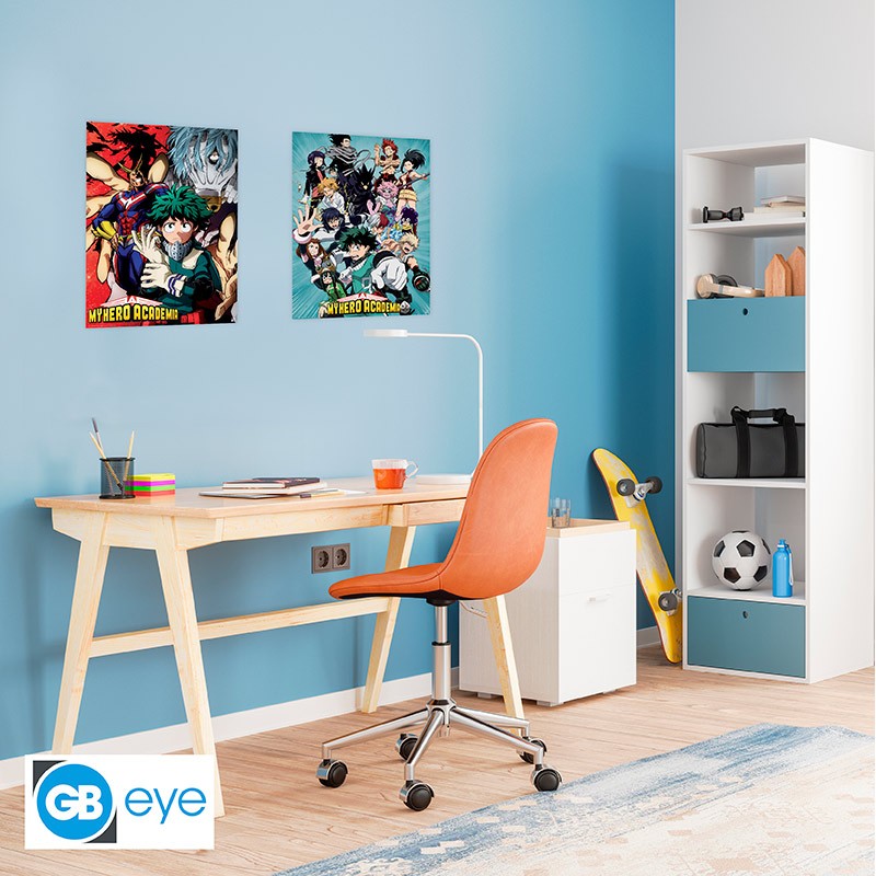 My Hero Academia Chibi Poster-Set "Artworks" 52 x 38 cm