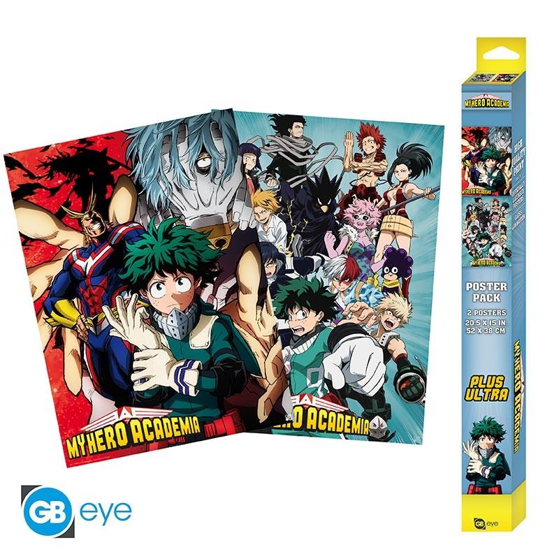 My Hero Academia Chibi Poster-Set "Artworks" 52 x 38 cm