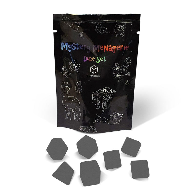 Q WORKSHOP Mystery Menagerie – Überraschungs-Würfelset Blind Bag (7-teilig)