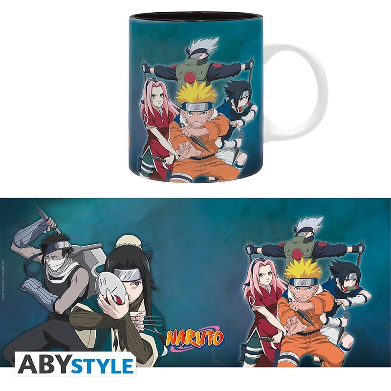 Naruto Mug Team 7 vs Haku/Zabuza