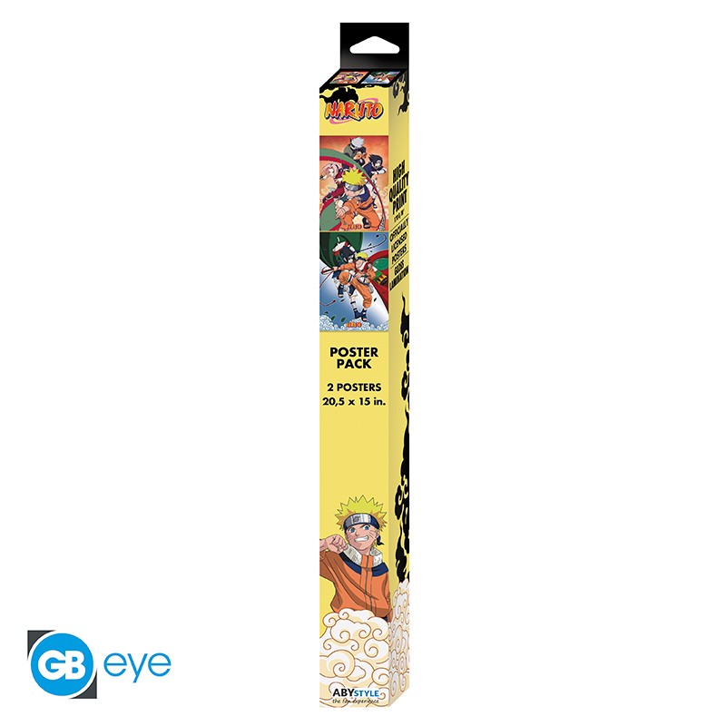 Naruto Chibi Poster Set "Team 7" 52 x 38 cm