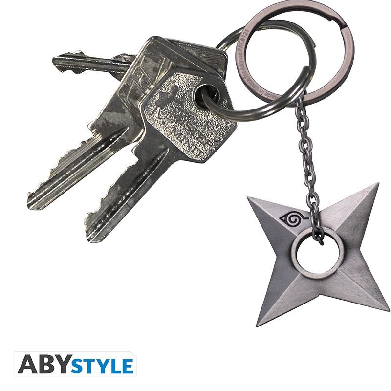 Naruto Shippuden 3D Keychain "Shuriken Konoha"