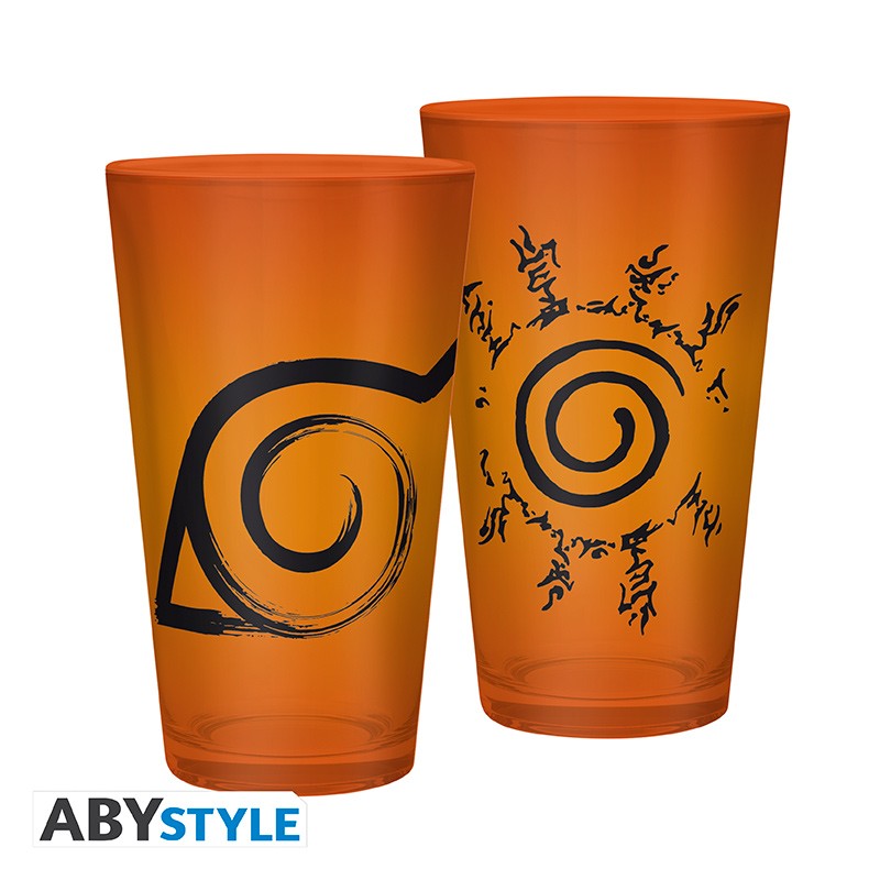Naruto Shippuden Glass Konoha & Siegel (large)