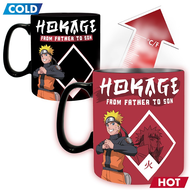 Naruto Shippuden Heat Change Mug "From Father to Son"