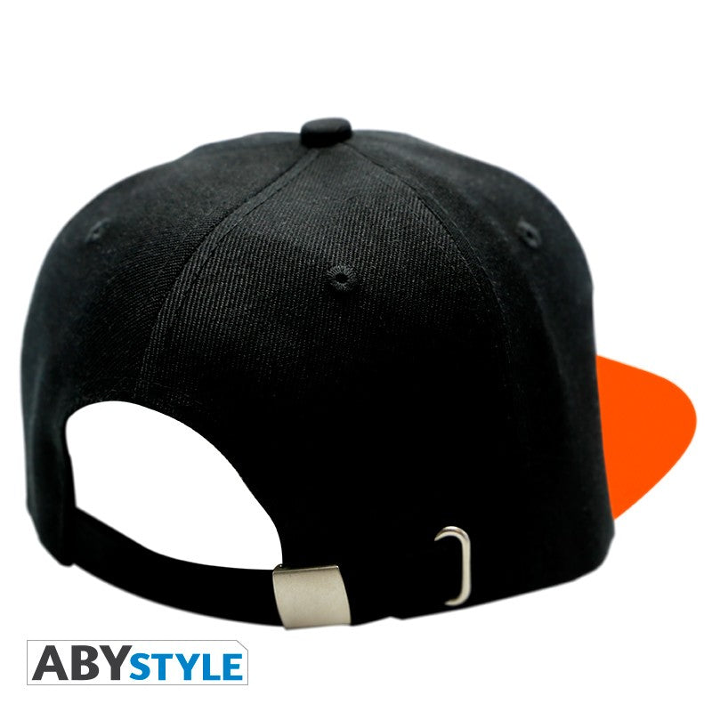 Naruto Shippuden Snapback Cap Konoha Symbol Black & Orange