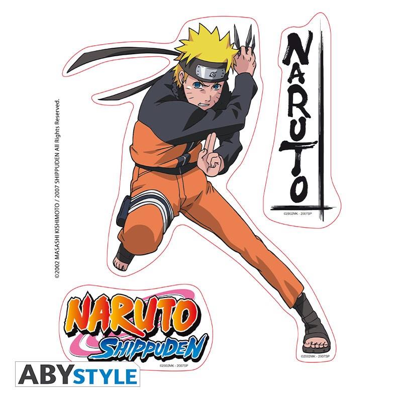Naruto Shippuden Sticker Naruto / Jiraiya 16 x 11 cm (2 Sheets)