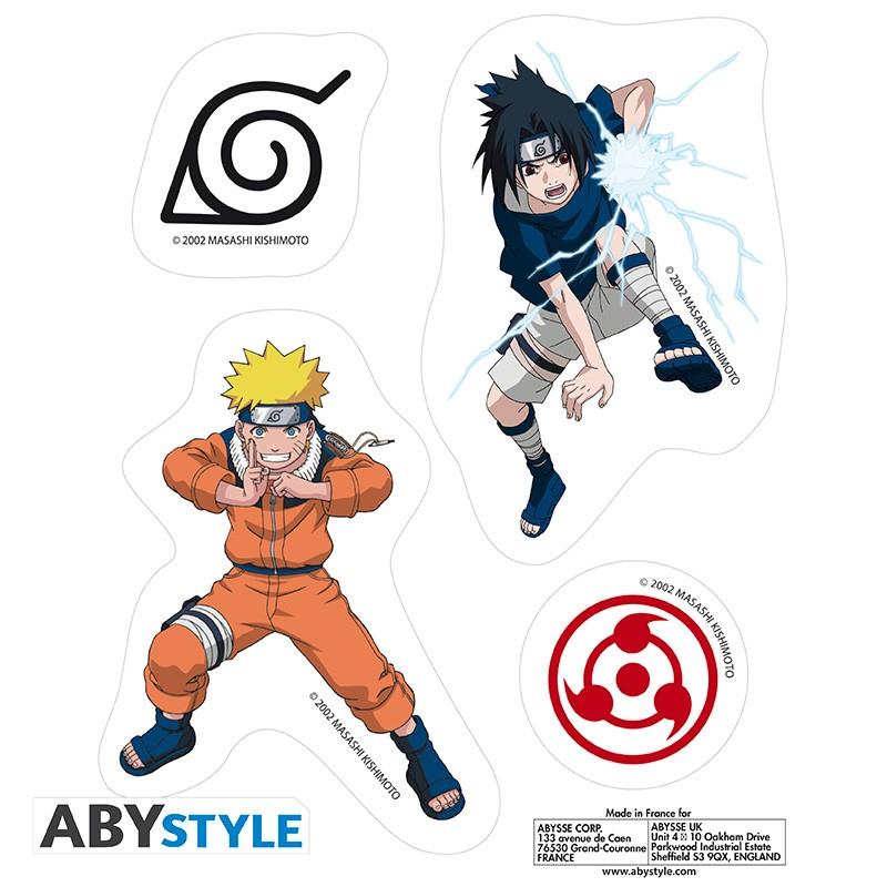 Naruto Shippuden Sticker Team 7 16 x 11 cm (2 Sheets)