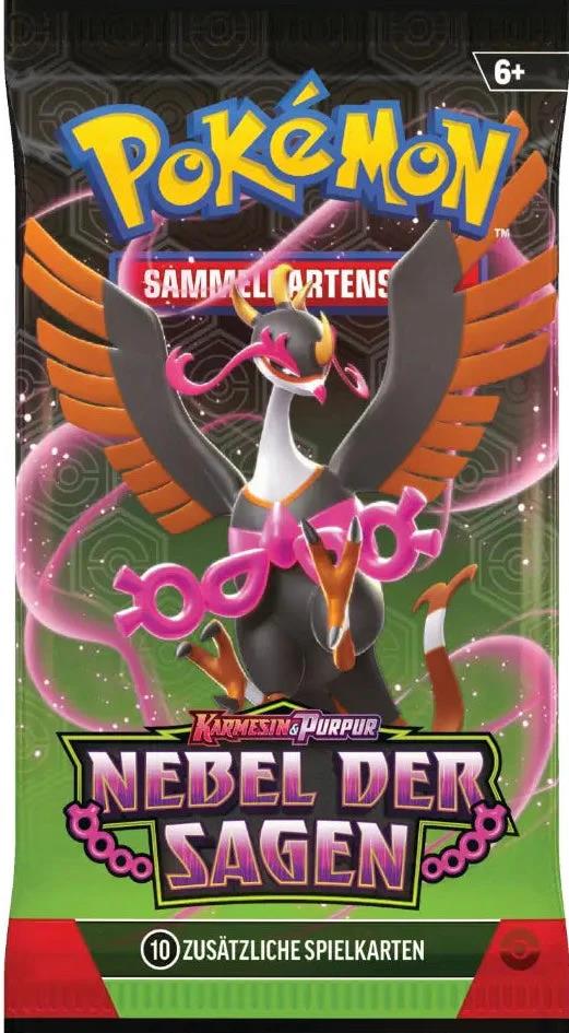 Pokemon Karmesin & Purpur 06.5 Nebel der Sagen Boosterpack (DE)
