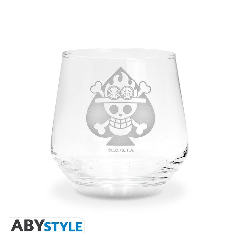 One Piece Glass Set "Luffy & Ace"