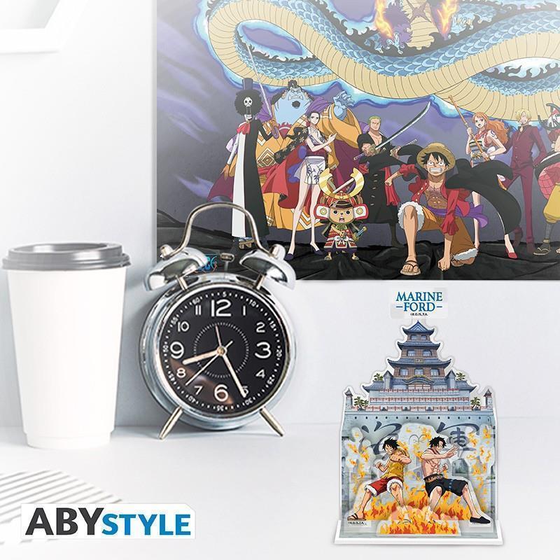 One Piece Acryl Diorama "Marineford"
