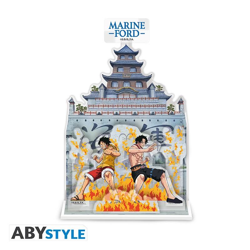 One Piece Acryl Diorama "Marineford"