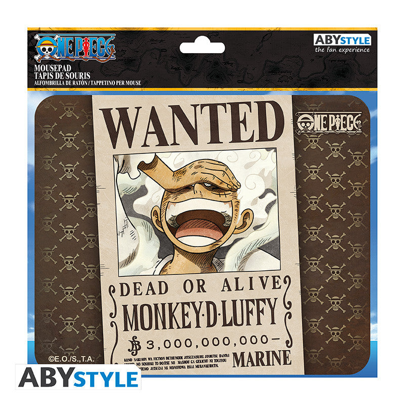 One Piece Flexible Mousepad "Wanted Luffy"