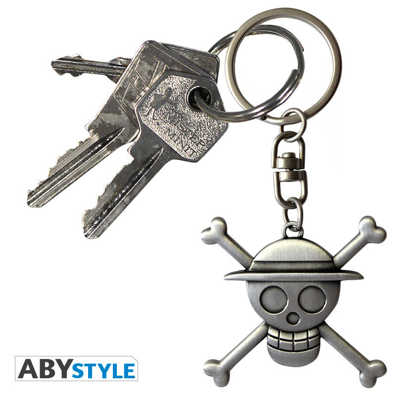 One Piece 3D Metal Keychain "Skull Luffy"