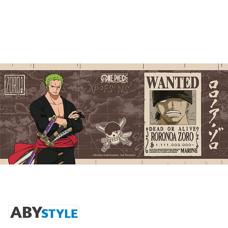 One Piece Tasse "Zorro Wanted"