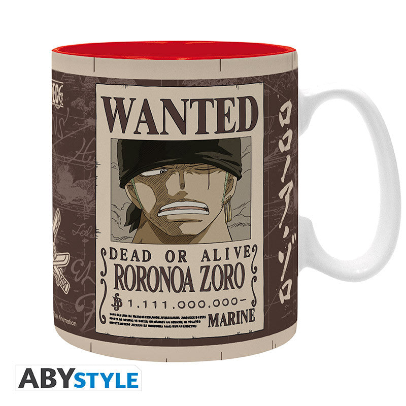 One Piece Tasse "Zorro Wanted"