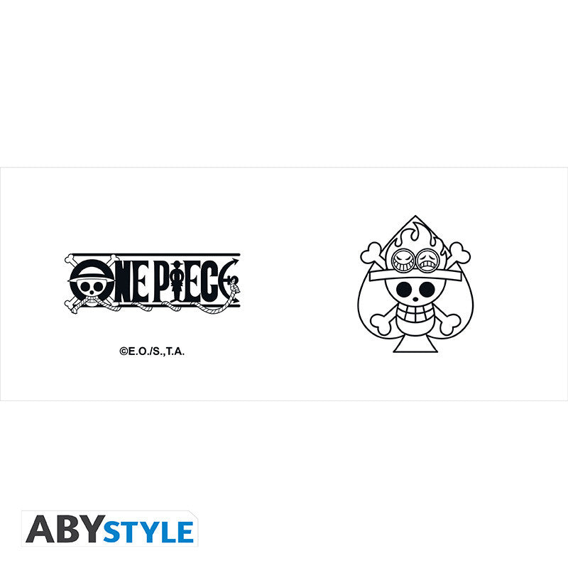 One Piece Karabiner-Tasse "Ace & Skull"