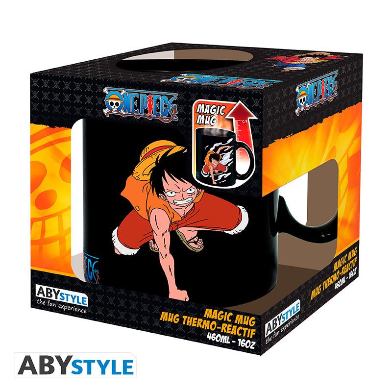 One Piece Heat Change Mug "Luffy & Ace"