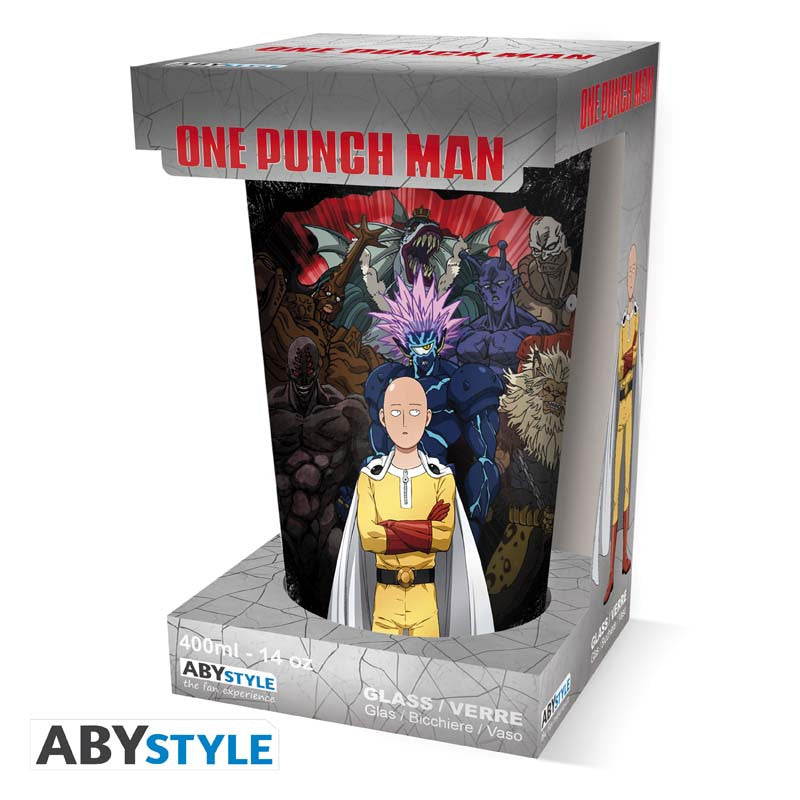One Punch Man Glass "One against all" (large)