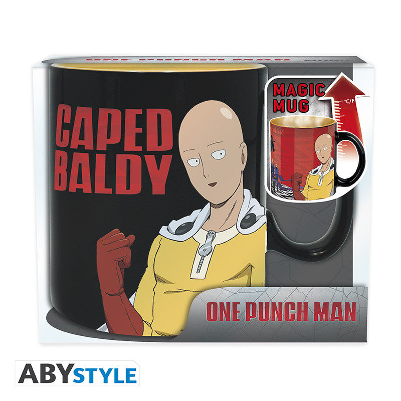 One Punch Man Heat Change Mug "Saitama & Garou"