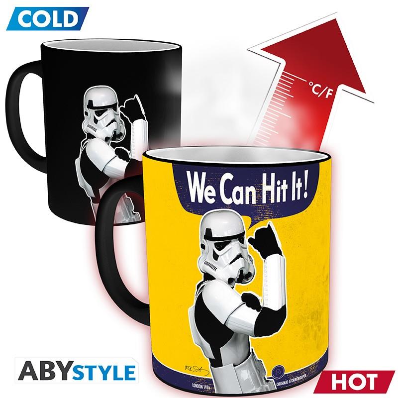 Original Stormtrooper Tasse mit Thermoeffekt "Hit It"