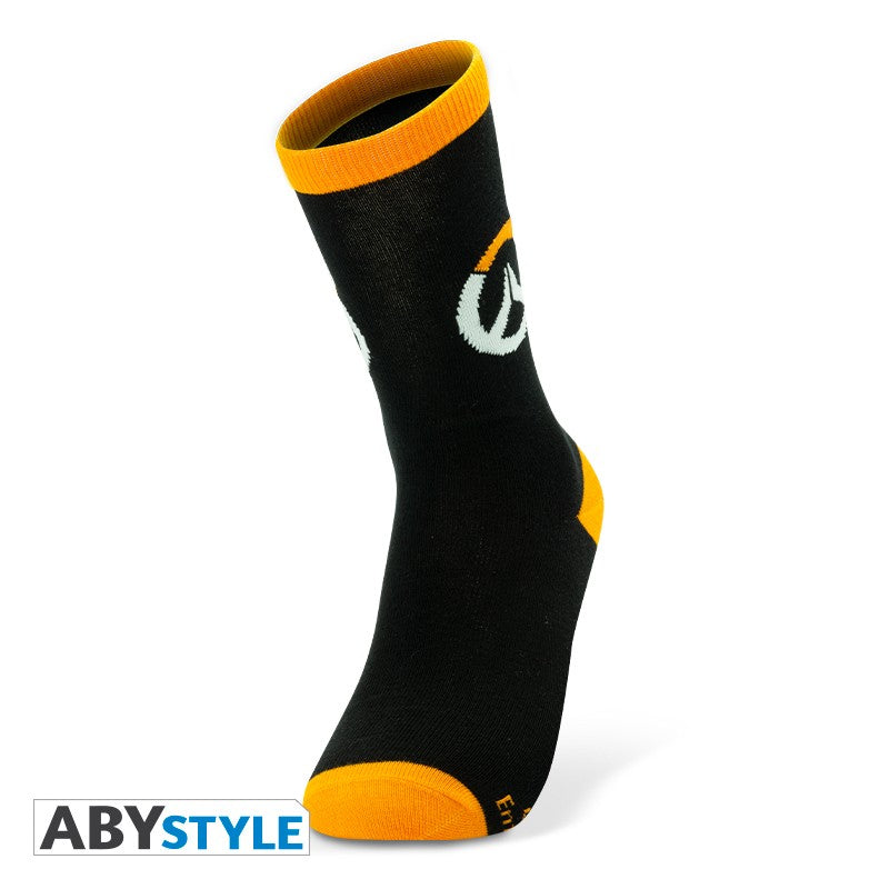Overwatch Socken Logo Schwarz/Orange