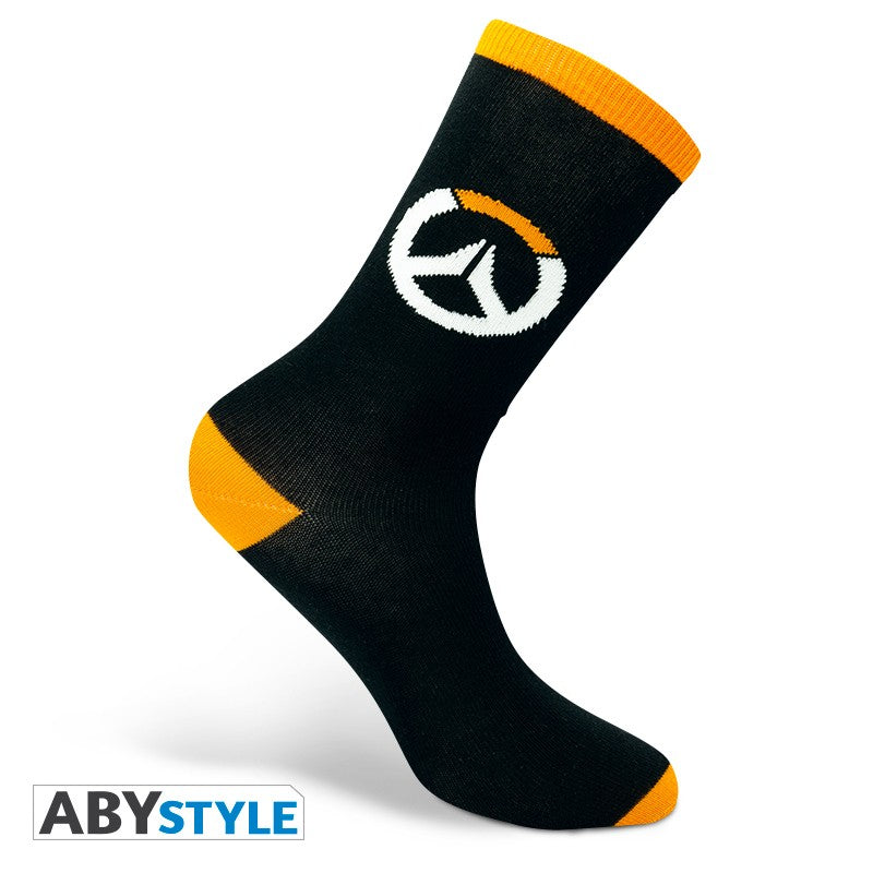 Overwatch Socks Logo Black/Orange