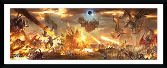Dungeons & Dragons Battle Collector Print 30x75cm