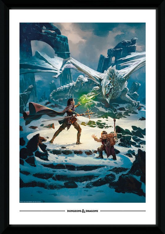 Dungeons & Dragons Dragon of Icespire Peak Collector Print 50x70cm