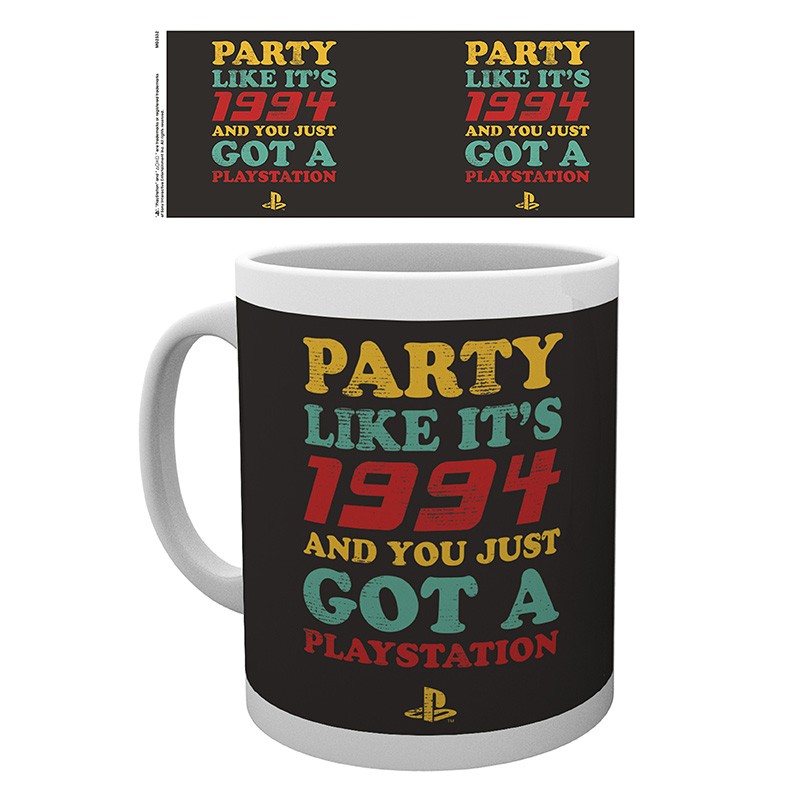 Playstation Mug Party like it's 1994