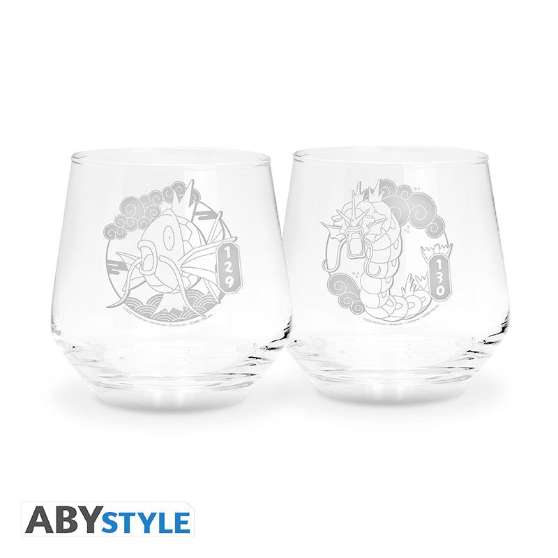 Pokémon Glass Set Magikarp & Gyarados