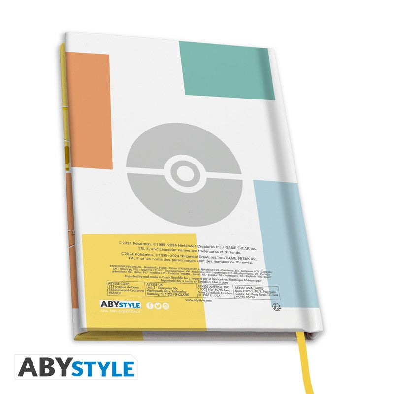Pokémon A5 Notebook "Kanto Starters"