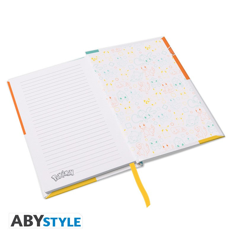 Pokémon A5 Notebook "Kanto Starters"