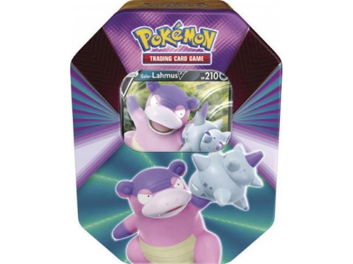 Pokemon Frühling 2021 Tin (Mew-V, Galar-Lahmus V, Lucario-V)