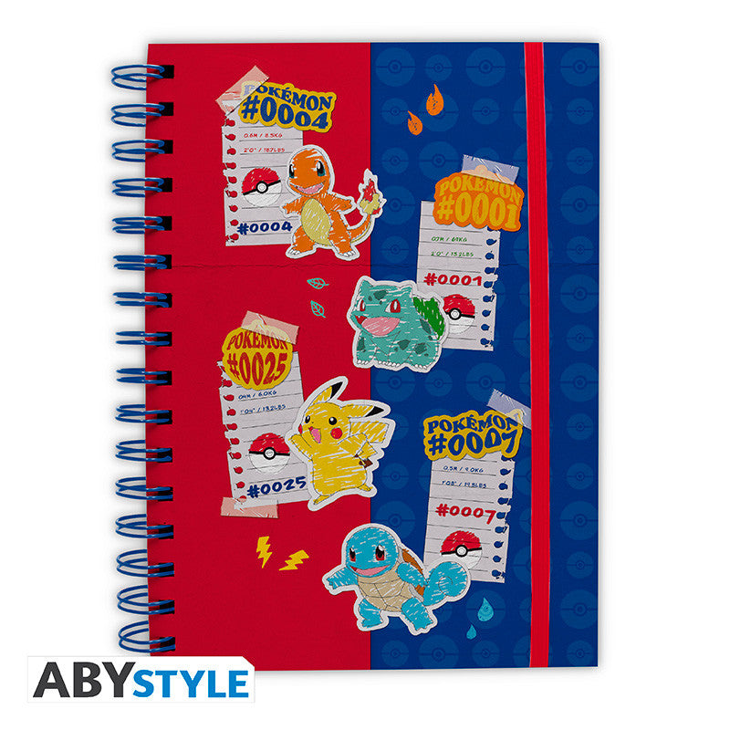 Pokémon Notebook "Blue & Red Partners"
