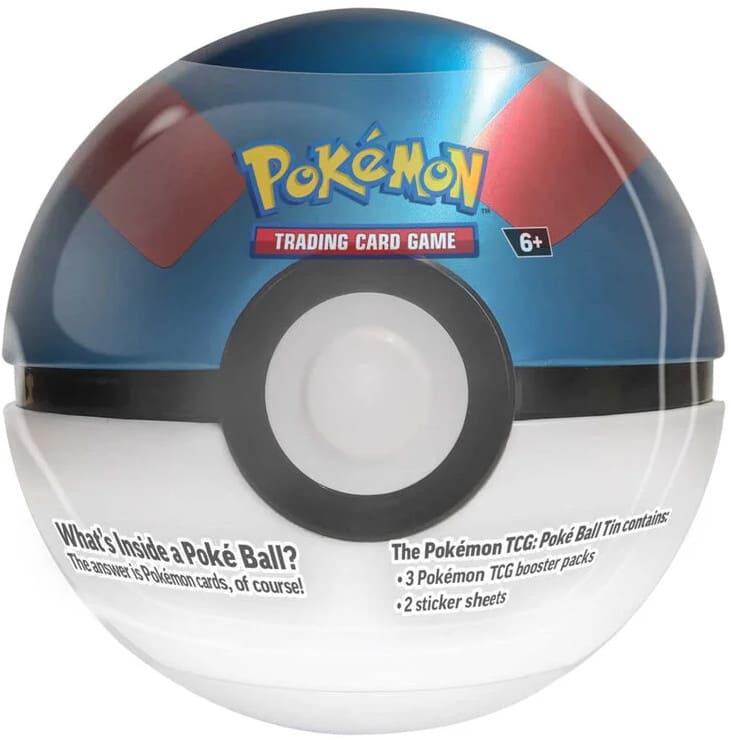 Pokémon Pokéball Tin Herbst 2025 (DE) Superball (Blau/Rot)