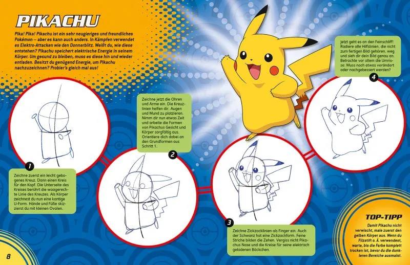 Pokémon - Zeichne Pokémon Schritt für Schritt
