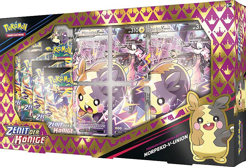 Pokémon Sammelkartenspiel Zenit der Könige Morpeko-V-Union Premium-Schatzkollektion (DE)