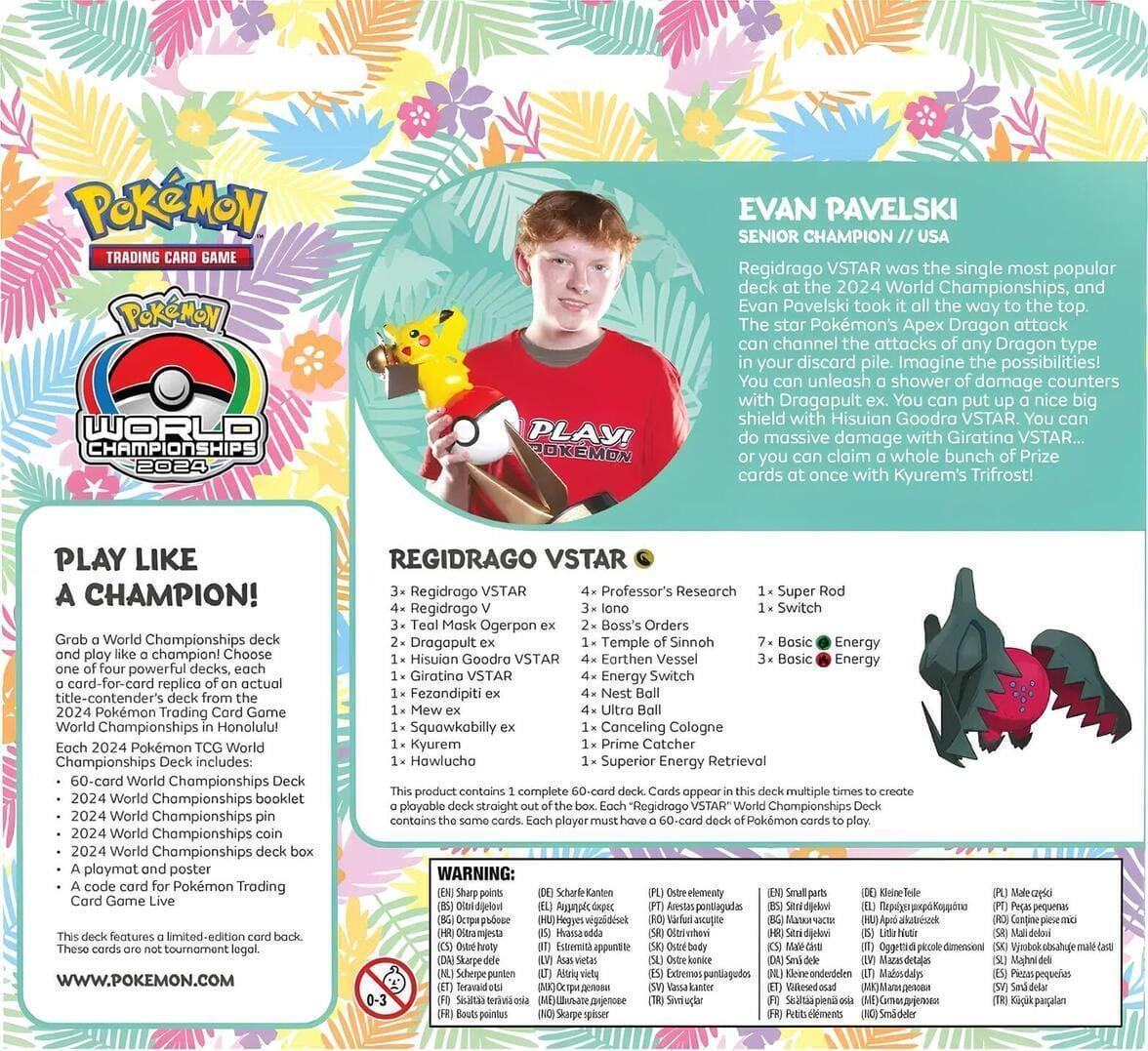 Pokémon Weltmeisterschaftsdeck 2024 (DE) Regidrago (Evan Pavelski)