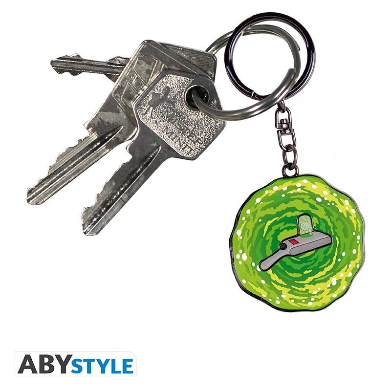 Rick and Morty Keychain Portal Gun