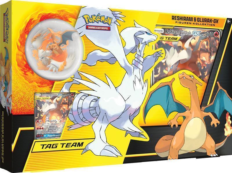 Pokemon Reshiram & Glurak GX Figuren Kollektion, Deutsch