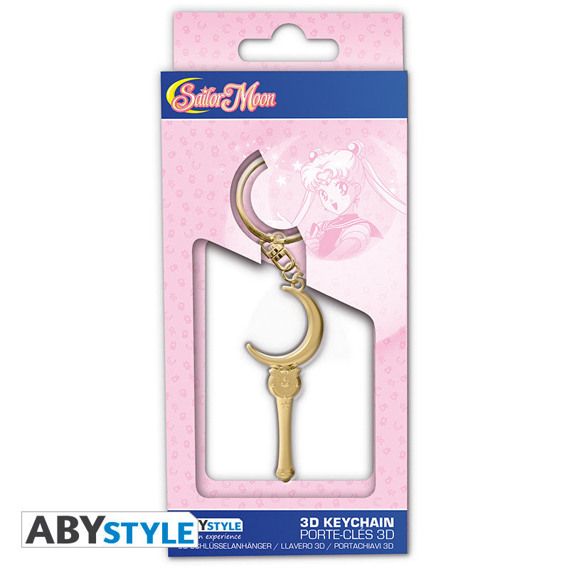 Sailor Moon 3D Keychain "Moon Stick"