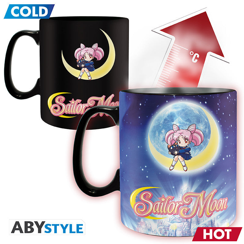 Sailor Moon Heat Change Mug "Sailor & Chibi"