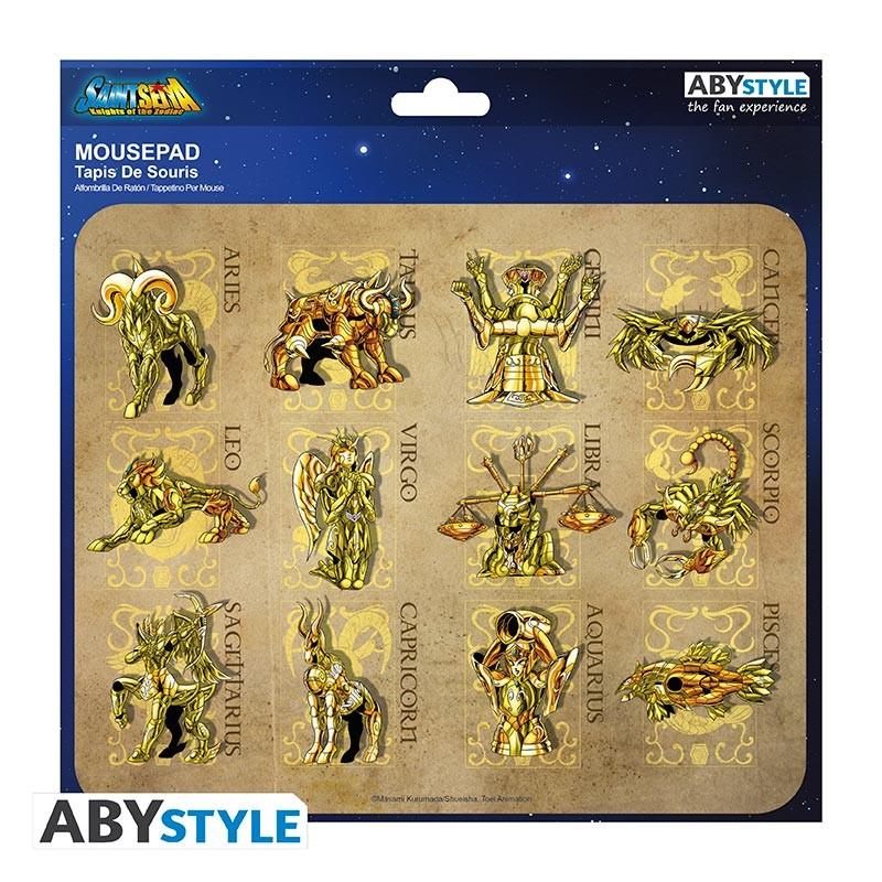 Saint Seya Flexible Mousepad "Gold Armors"